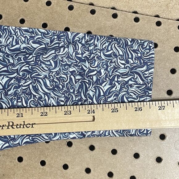 NWT Origen Man Storm LS Button Up Shirt Floral AOP Print Linen Blend Blue XL Men - Picture 11 of 11